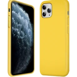 iPhone 11 Pro - Silikon Case mit Mikrofaser-Innenseite