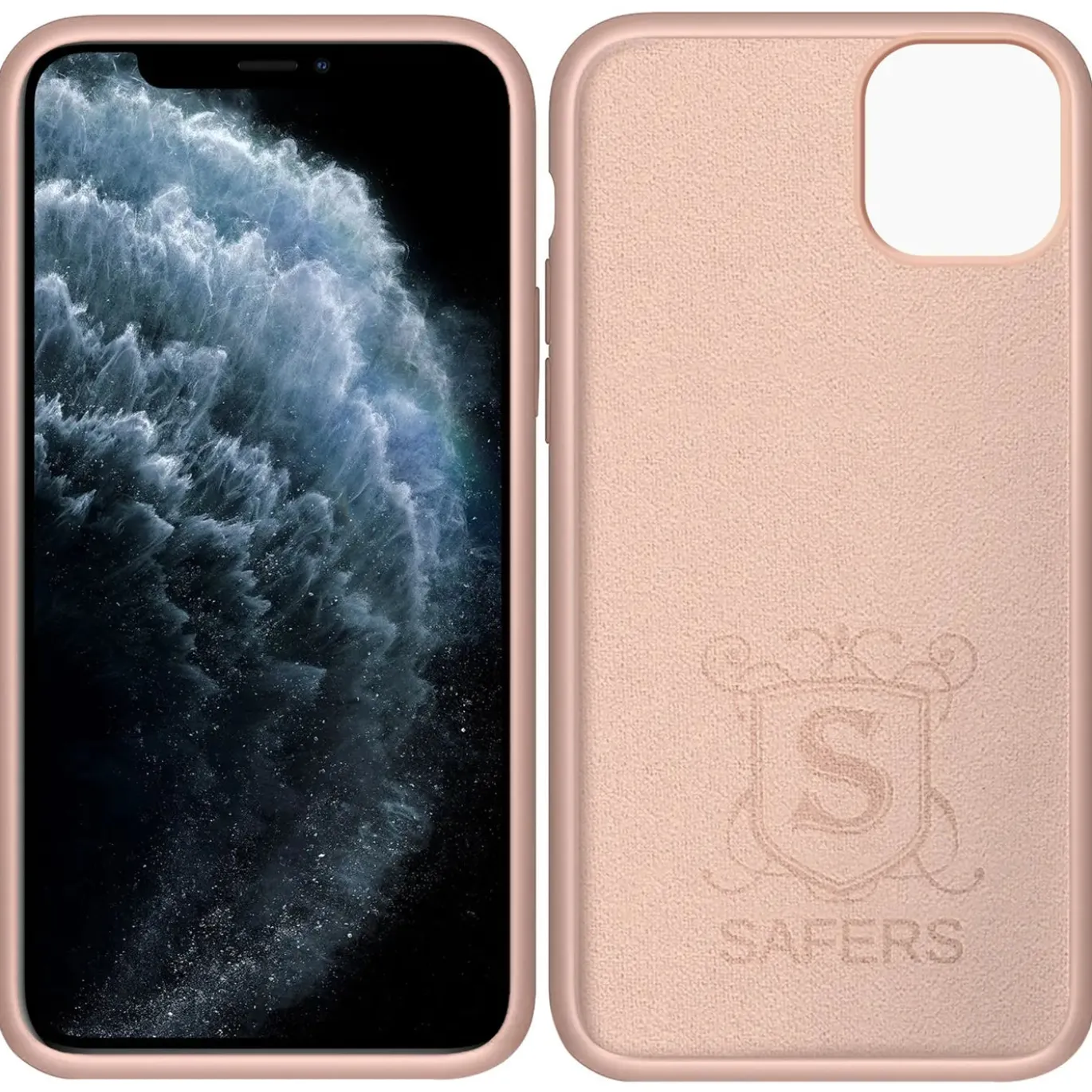 iPhone 11 Pro - Silikon Case mit Mikrofaser-Innenseite