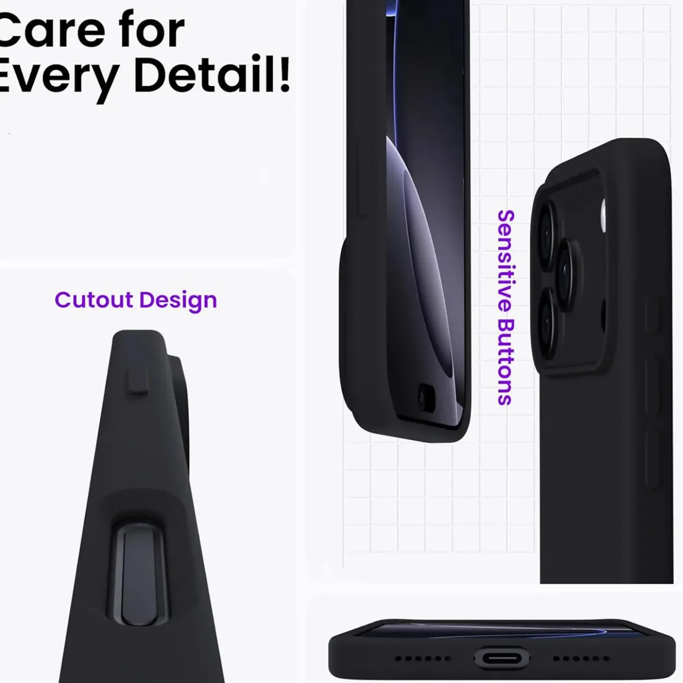 iPhone 17 Pro - Silikon Case mit Mikrofaser-Innenseite