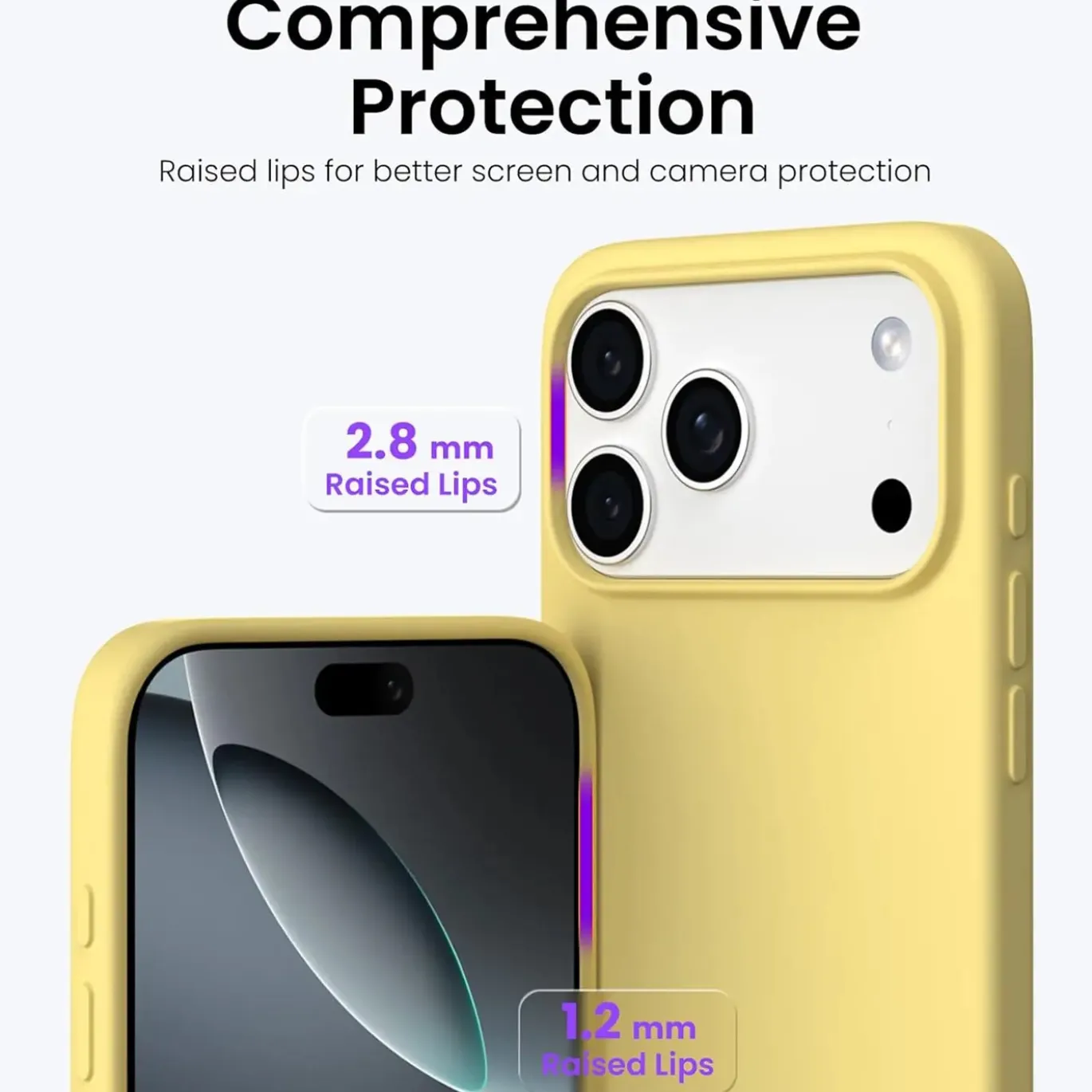 iPhone 17 Pro - Silikon Case mit Mikrofaser-Innenseite