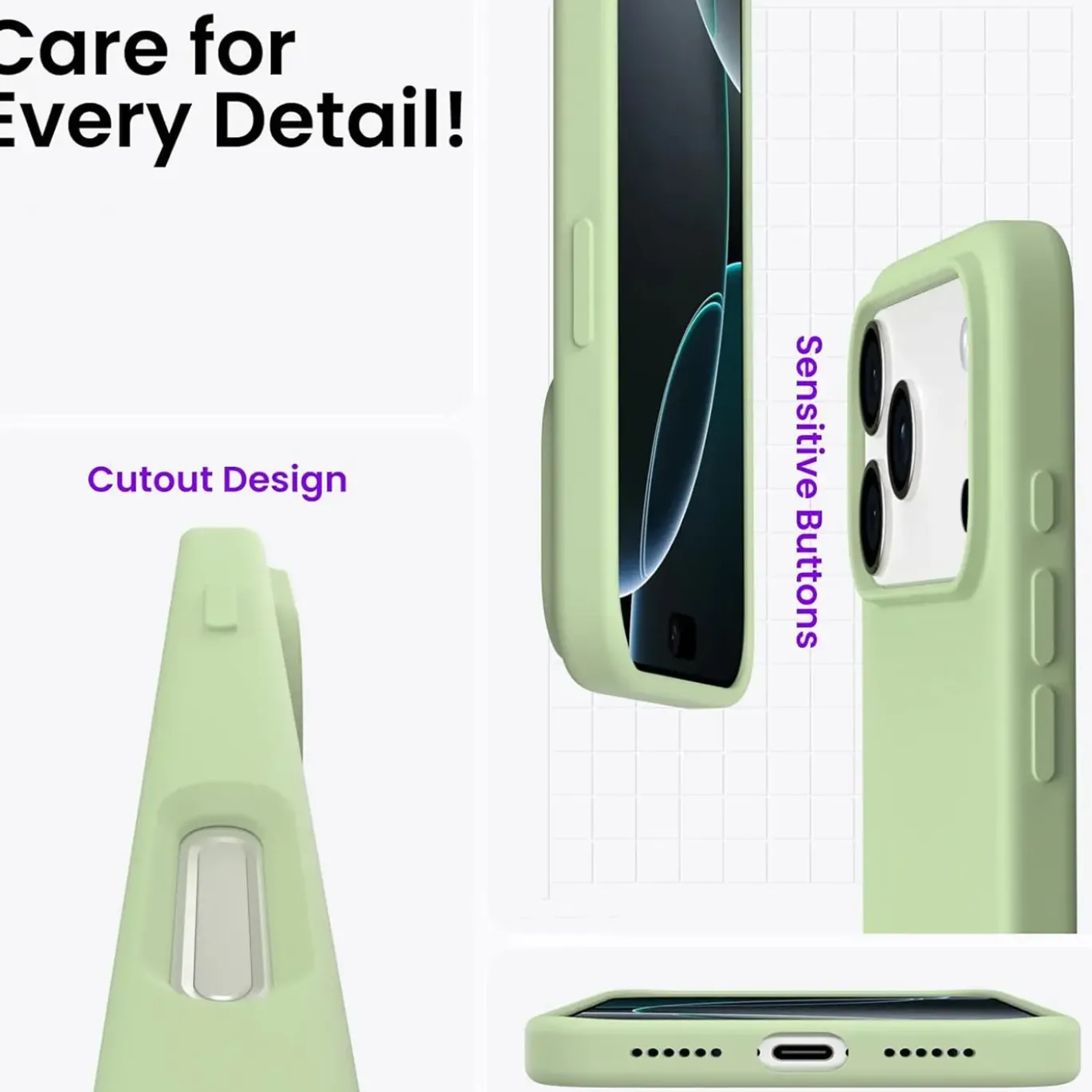 iPhone 17 Pro - Silikon Case mit Mikrofaser-Innenseite