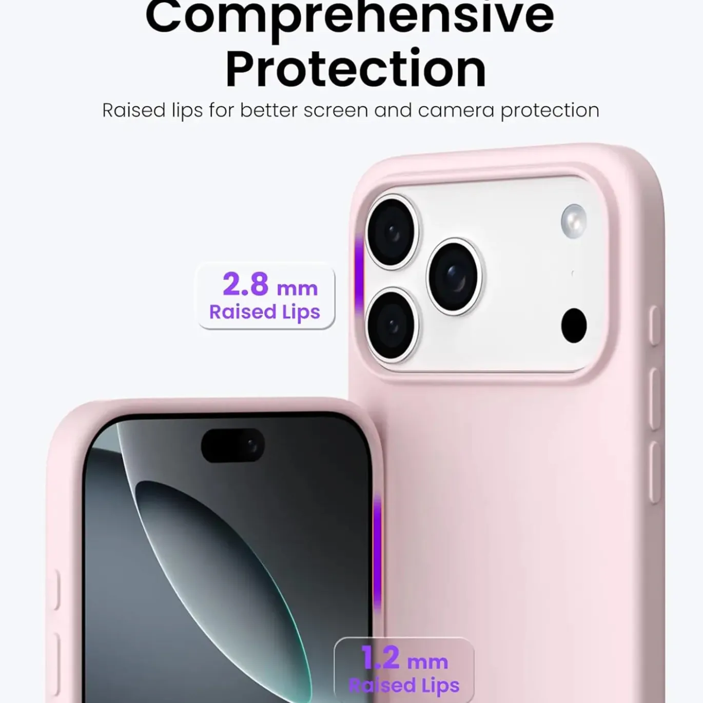 iPhone 17 Pro - Silikon Case mit Mikrofaser-Innenseite
