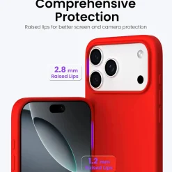 iPhone 17 Pro - Silikon Case mit Mikrofaser-Innenseite