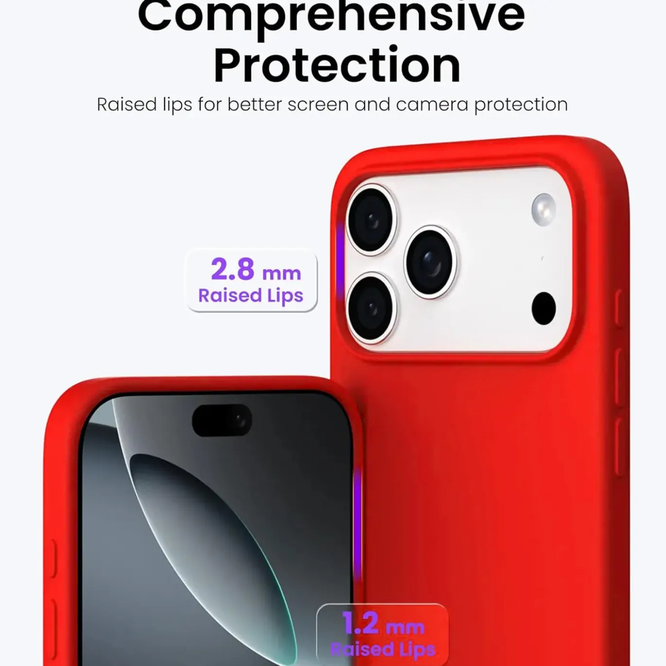 iPhone 17 Pro - Silikon Case mit Mikrofaser-Innenseite