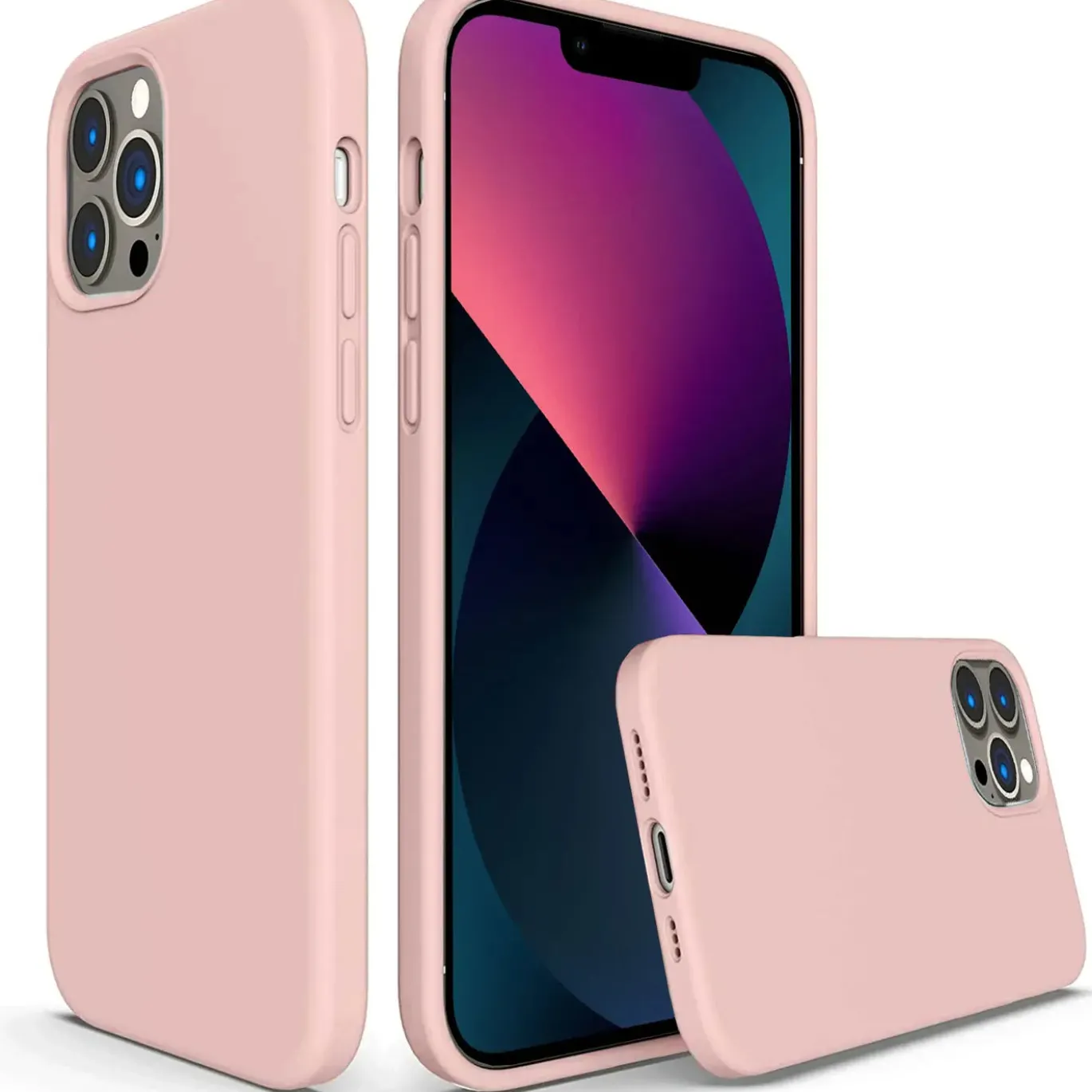 iPhone 13 Pro - Silikon Case mit Mikrofaser-Innenseite