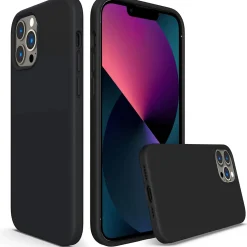 iPhone 13 Pro - Silikon Case mit Mikrofaser-Innenseite