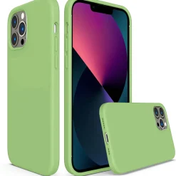 iPhone 13 Pro - Silikon Case mit Mikrofaser-Innenseite