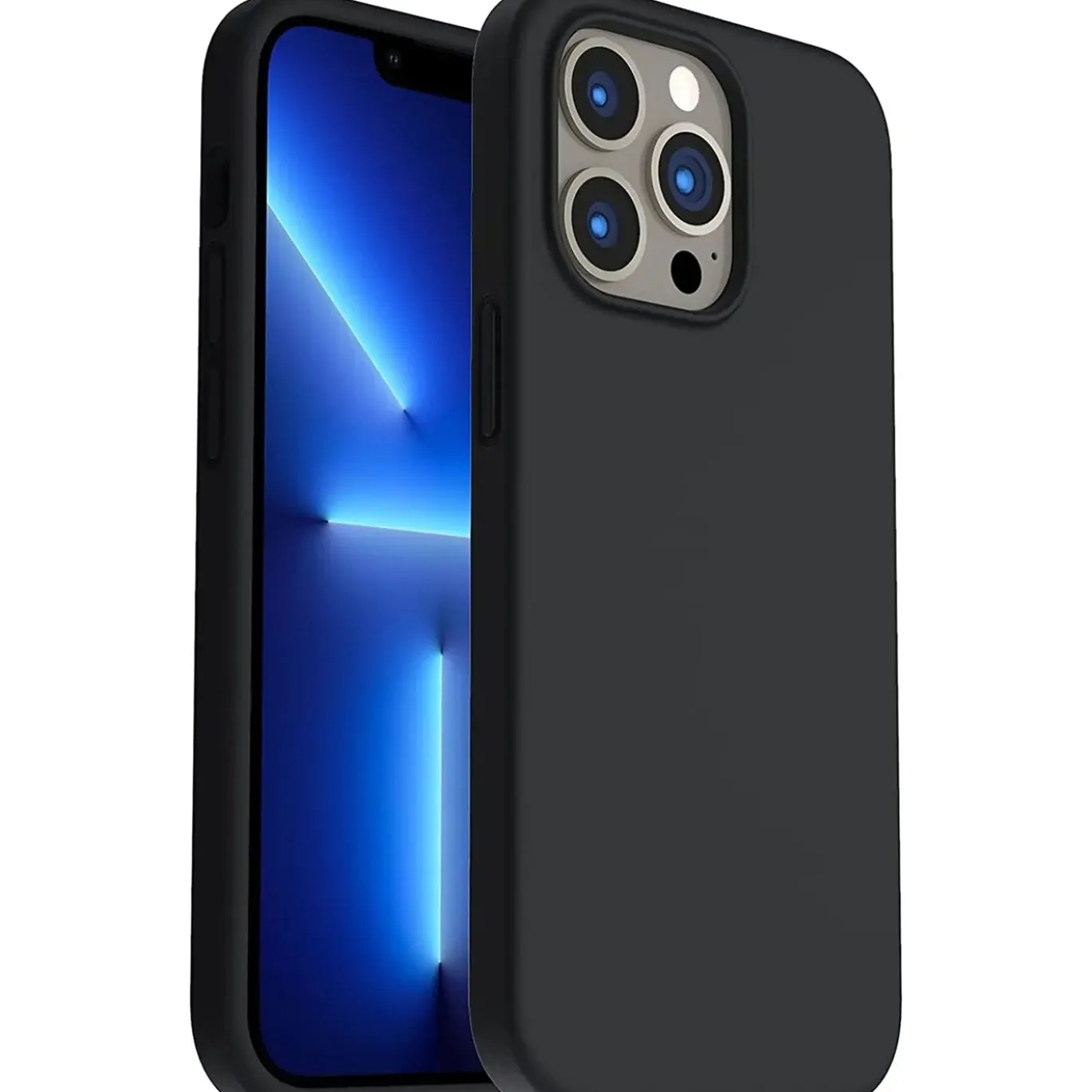 iPhone 13 Pro - Silikon Case mit Mikrofaser-Innenseite