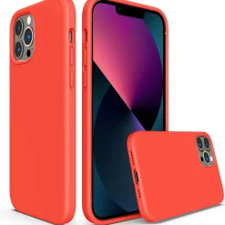 iPhone 13 Pro - Silikon Case mit Mikrofaser-Innenseite