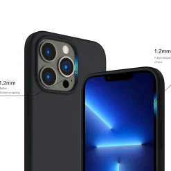iPhone 15 Pro - Silikon Case mit Mikrofaser-Innenseite