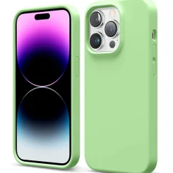 iPhone 15 Pro - Silikon Case mit Mikrofaser-Innenseite