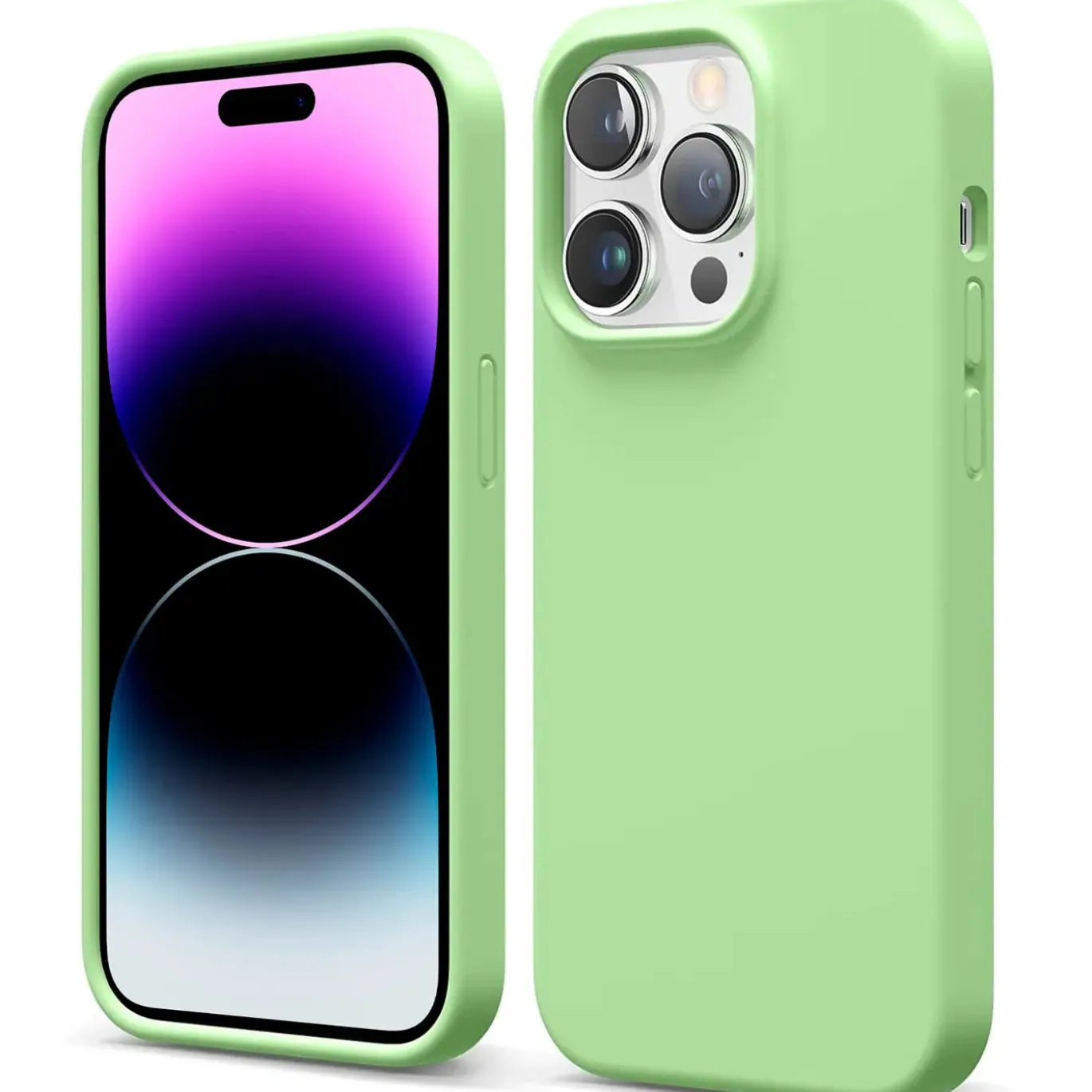 iPhone 15 Pro - Silikon Case mit Mikrofaser-Innenseite