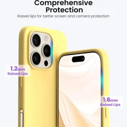 iPhone 16 Pro - Silikon Case mit Mikrofaser-Innenseite