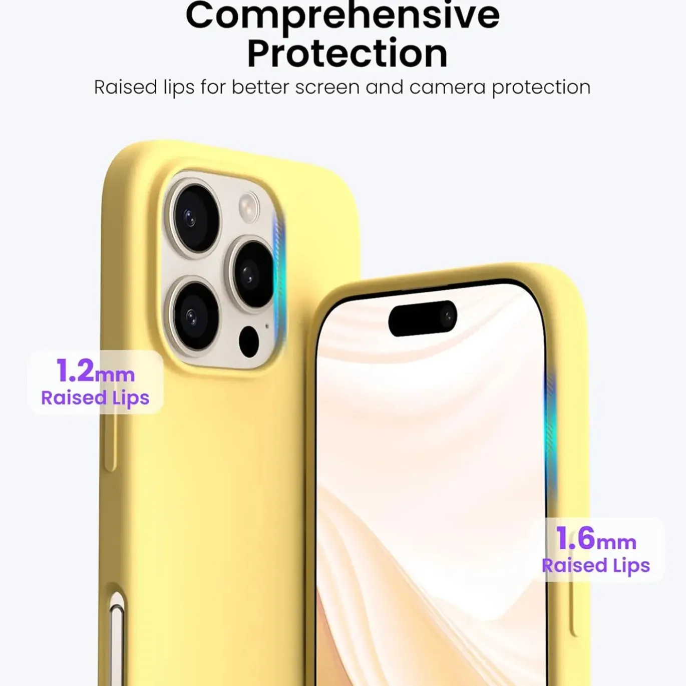 iPhone 16 Pro - Silikon Case mit Mikrofaser-Innenseite