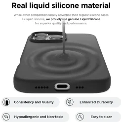 iPhone 16 Pro - Silikon Case mit Mikrofaser-Innenseite