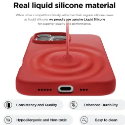 iPhone 16 Pro - Silikon Case mit Mikrofaser-Innenseite