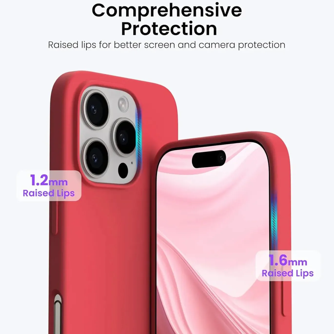 iPhone 16 Pro - Silikon Case mit Mikrofaser-Innenseite