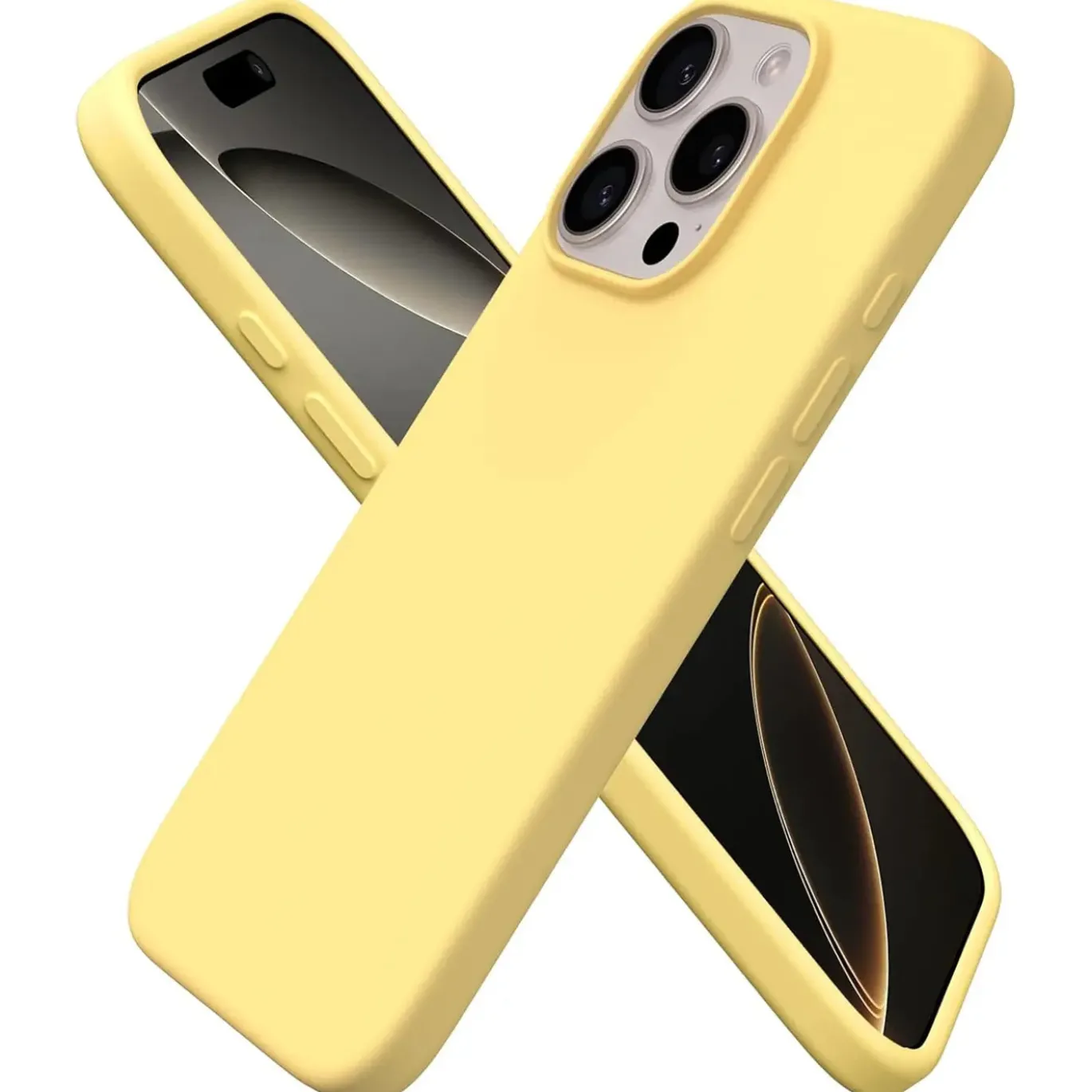 iPhone 16 Pro - Silikon Case mit Mikrofaser-Innenseite
