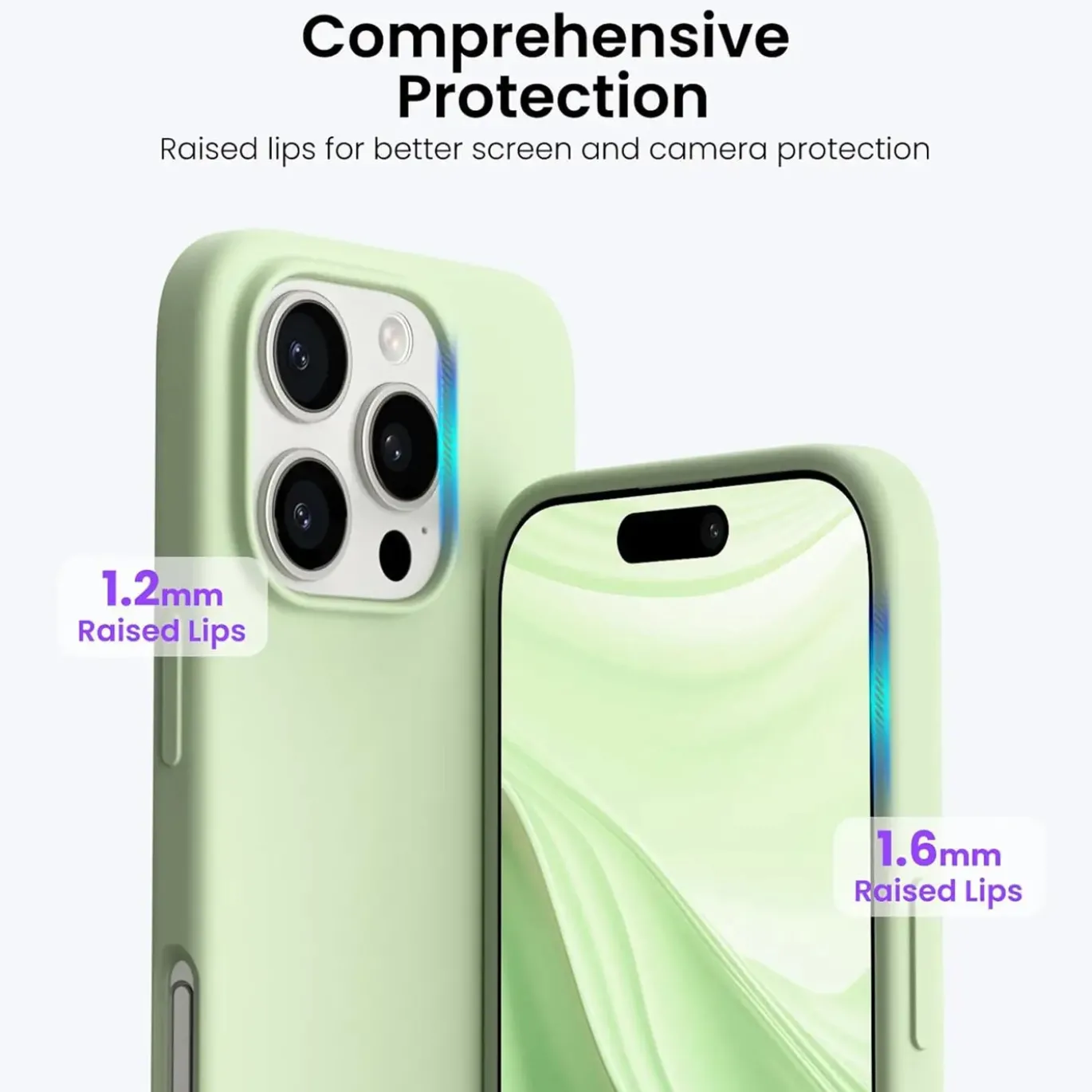 iPhone 16 Pro - Silikon Case mit Mikrofaser-Innenseite