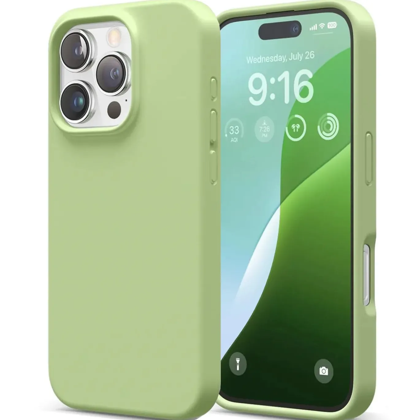iPhone 16 Pro - Silikon Case mit Mikrofaser-Innenseite