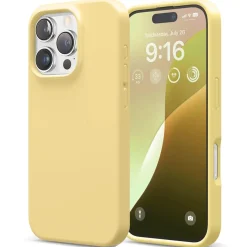 iPhone 16 Pro - Silikon Case mit Mikrofaser-Innenseite