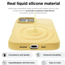 iPhone 16 Pro - Silikon Case mit Mikrofaser-Innenseite