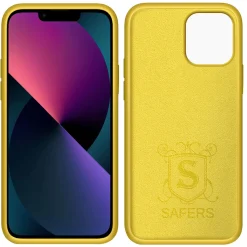iPhone 14 Pro - Silikon Case mit Mikrofaser-Innenseite
