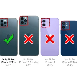 iPhone 12 Pro - Silikonhülle mit Kartenfach & Kameraschutz
