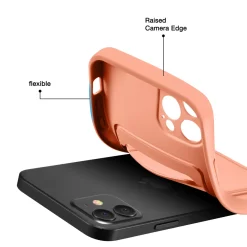 iPhone 13 Pro - Silikonhülle mit Kartenfach & Kameraschutz
