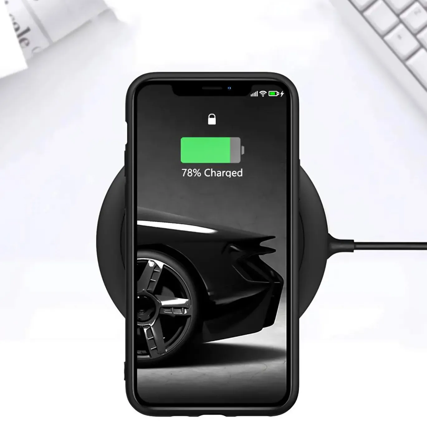 iPhone 11 Pro - Slim Silikon Backcover Schwarz