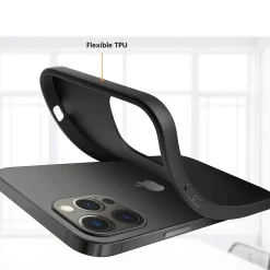 iPhone 13 Pro - Slim Silikon Backcover Schwarz