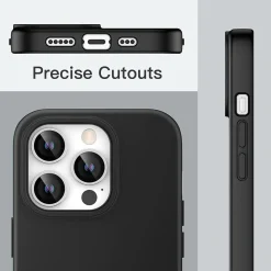 iPhone 14 Pro - Slim Silikon Backcover Schwarz