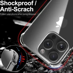 iPhone 15 Pro - Stoßfestes Clear Case