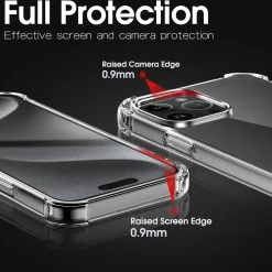 iPhone 15 Pro - Stoßfestes Clear Case