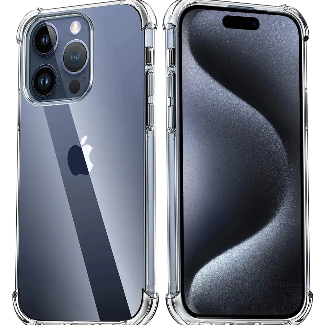 iPhone 15 Pro - Stoßfestes Clear Case