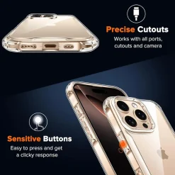 iPhone 16 Pro - Stoßfestes Clear Case