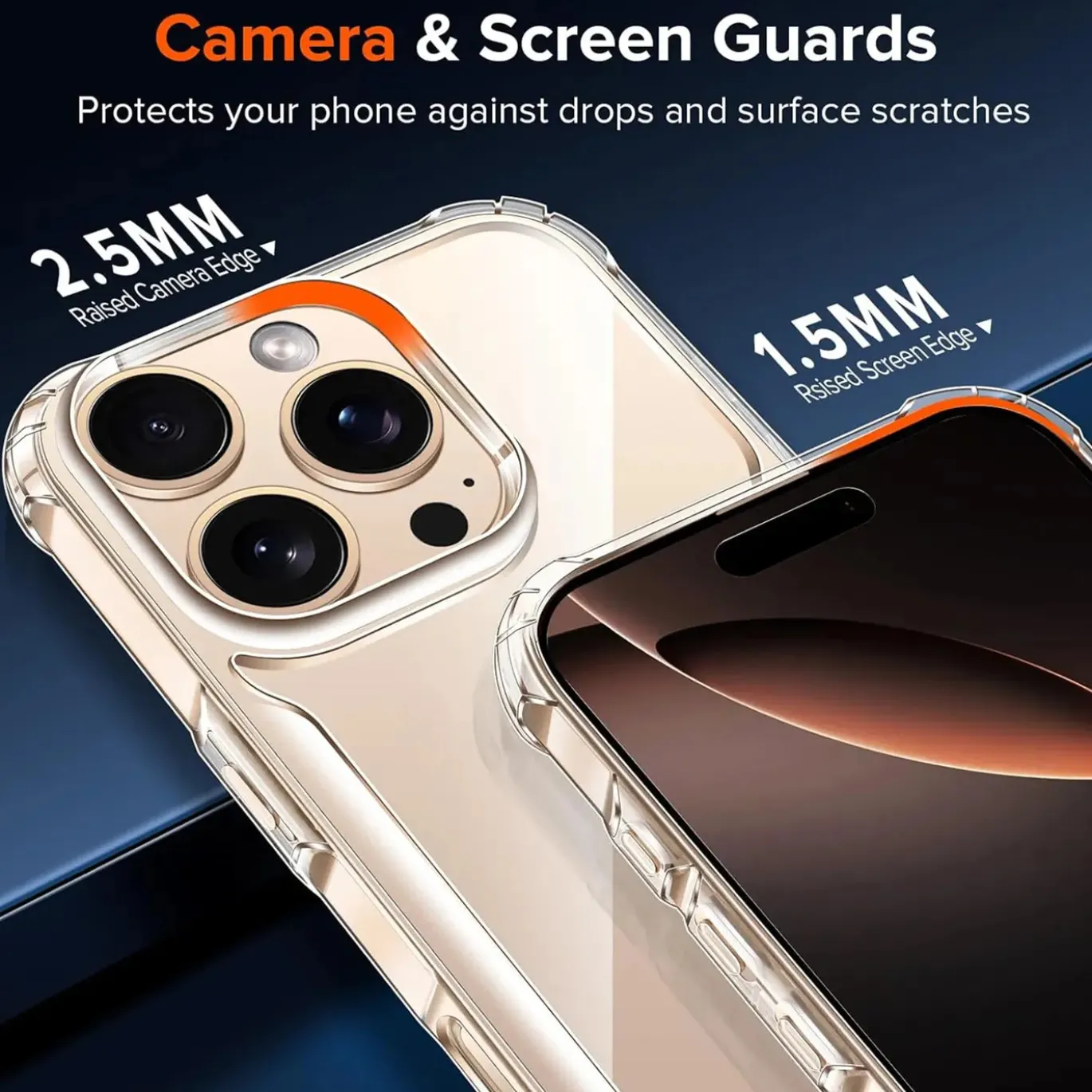 iPhone 16 Pro - Stoßfestes Clear Case