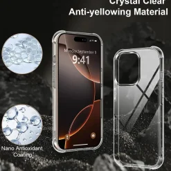 iPhone 16 Pro - Stoßfestes Clear Case