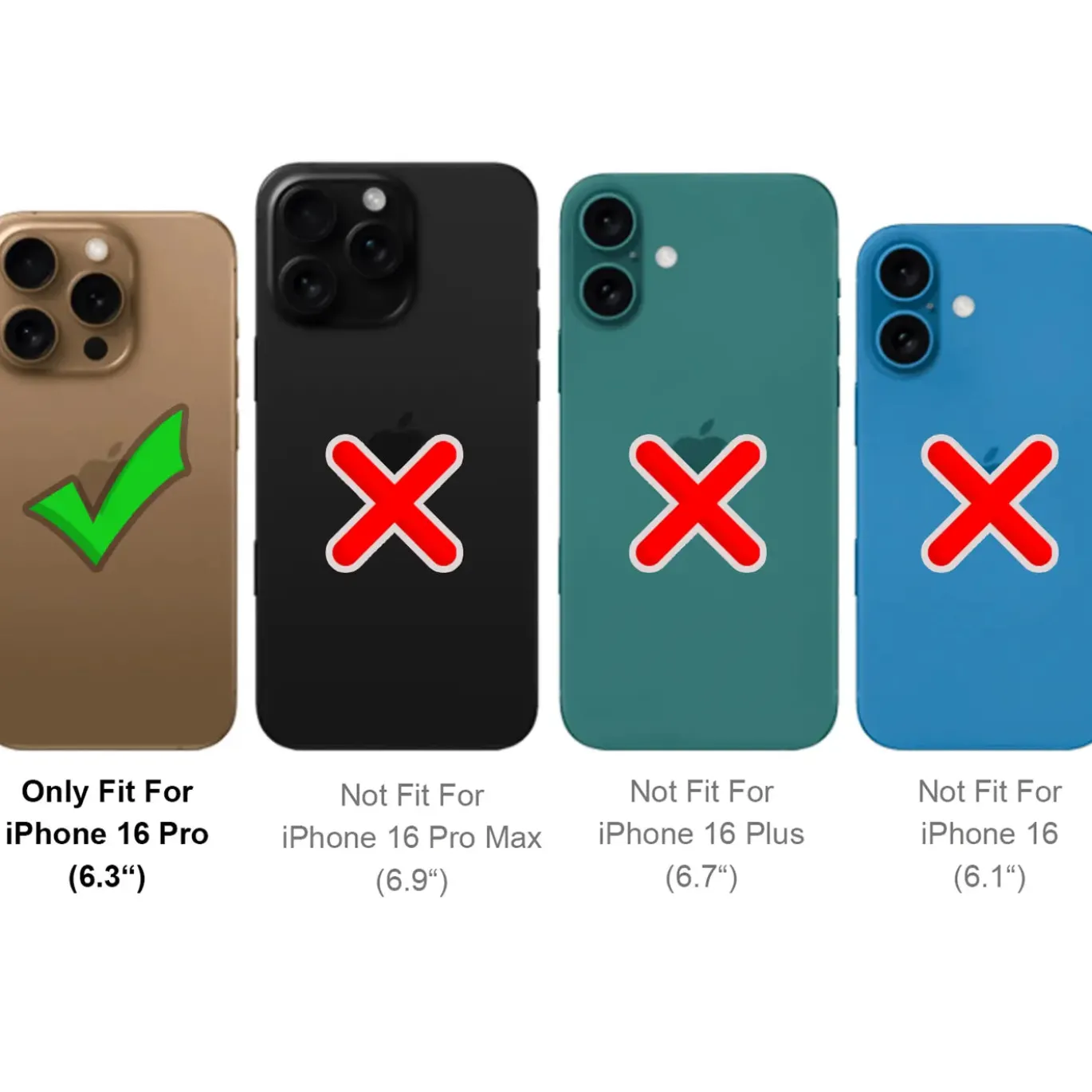 iPhone 16 Pro - Stoßfestes Clear Case