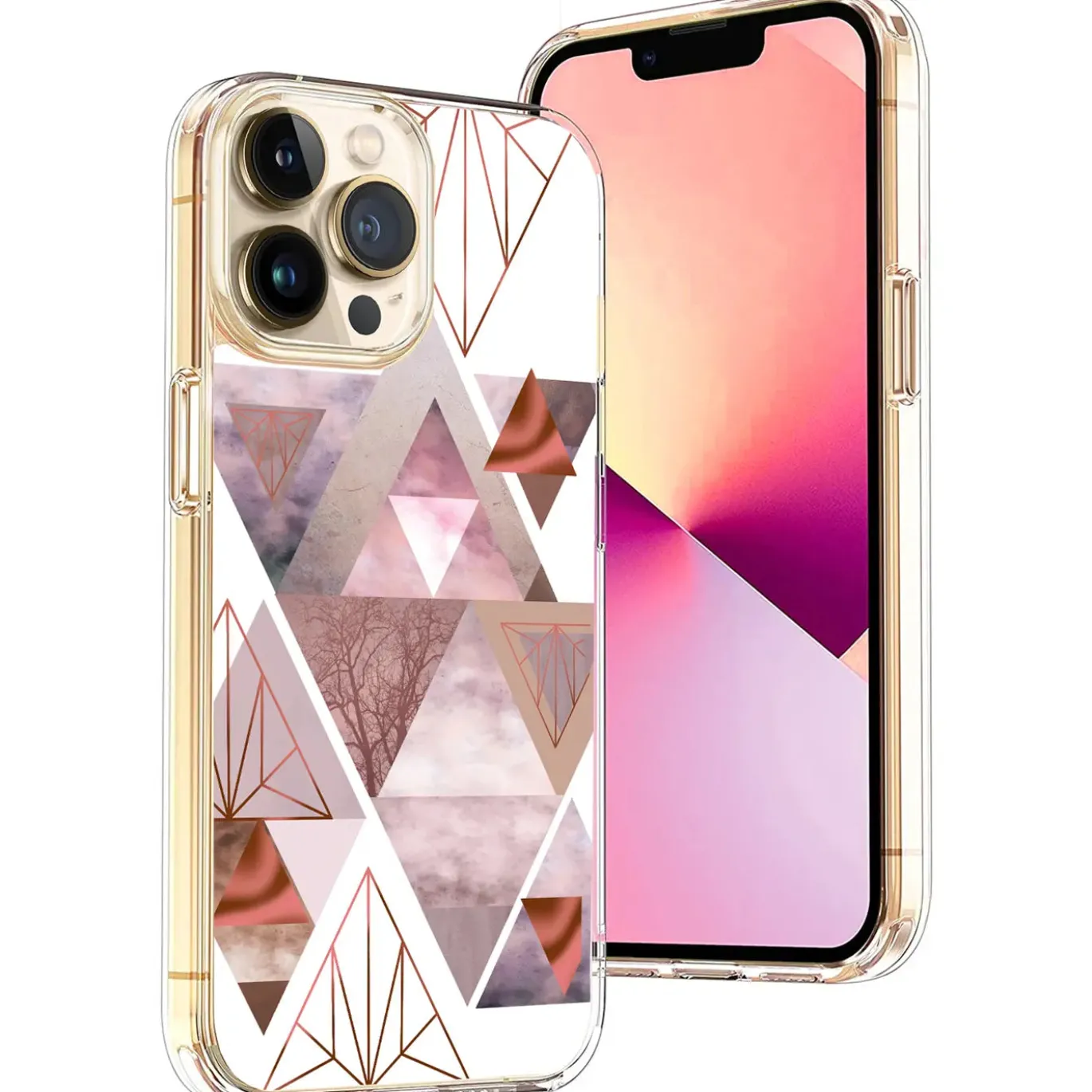 iPhone 14 Pro - TPU Case mit Motivdruck