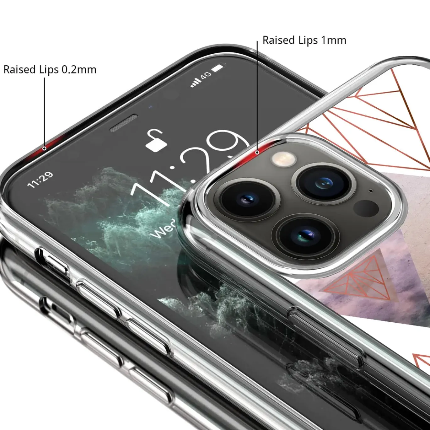 iPhone 14 Pro - TPU Case mit Motivdruck