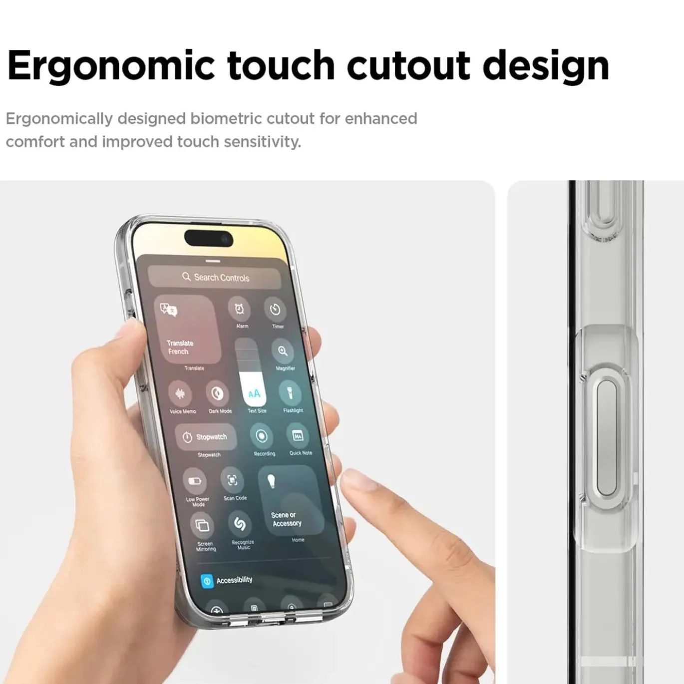 iPhone 16 Pro - Transparente MagSafe Silikonhülle
