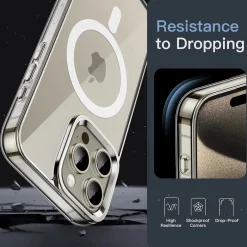 iPhone 15 Pro - Transparente MagSafe Silikonhülle