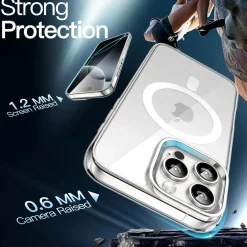 iPhone 16 Pro - Transparente MagSafe Silikonhülle