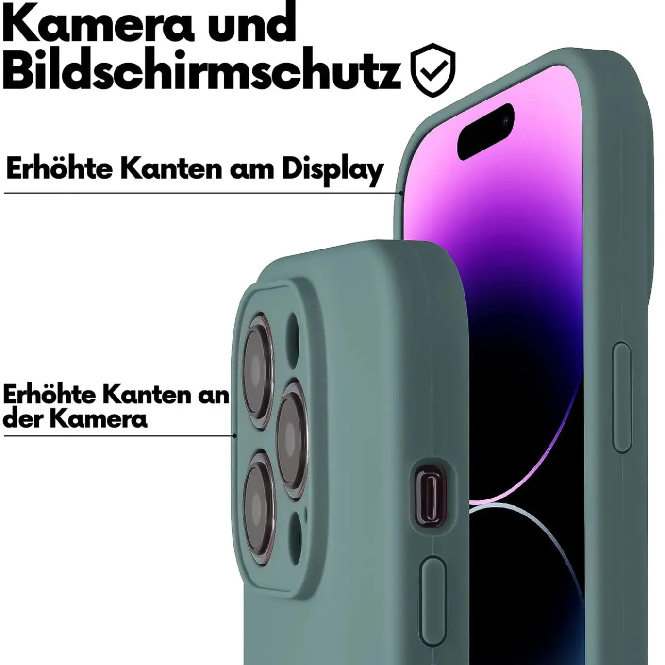 iPhone 14 Pro - Umhängehülle mit Kameraschutz