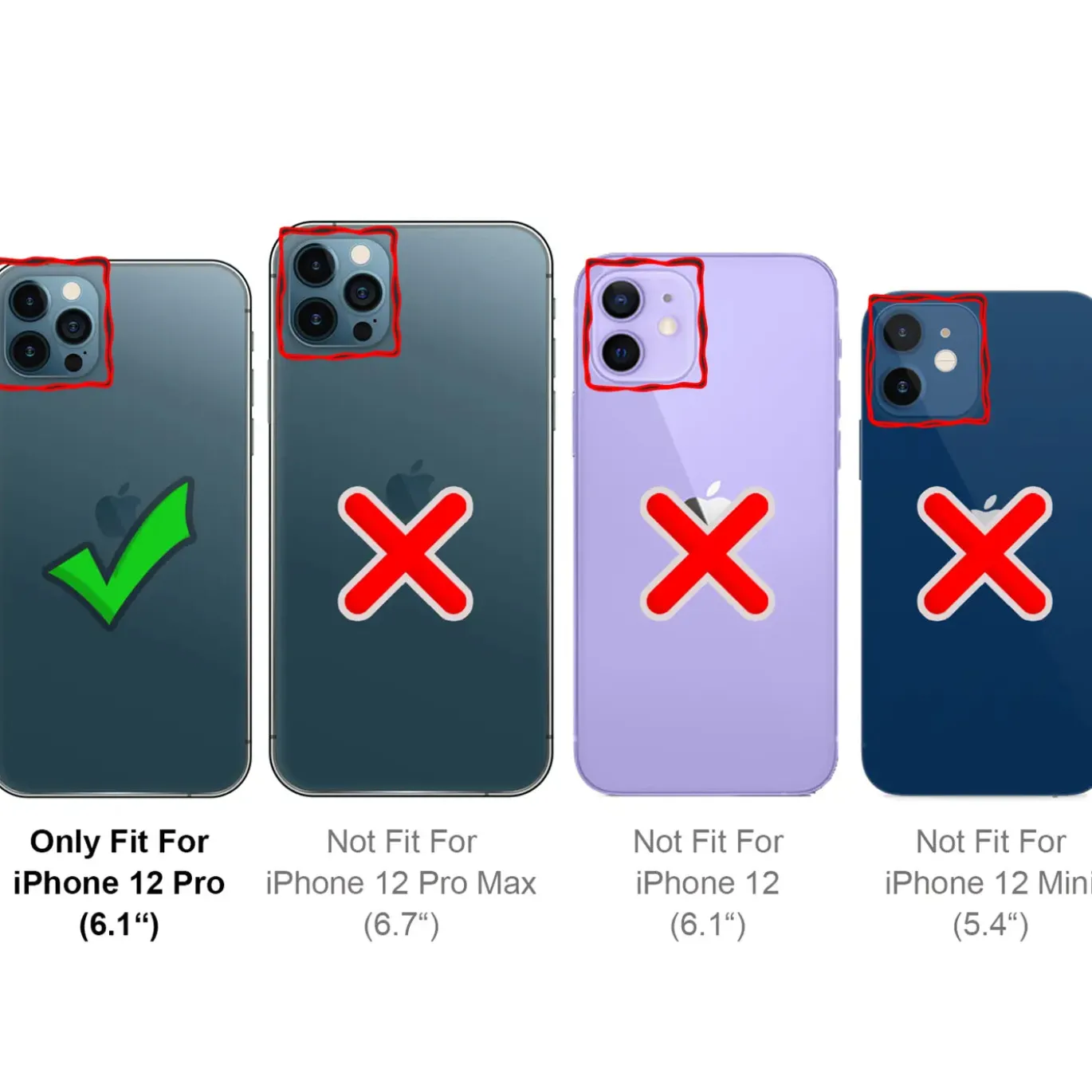 iPhone 12 Pro - Umhängehülle mit Kameraschutz