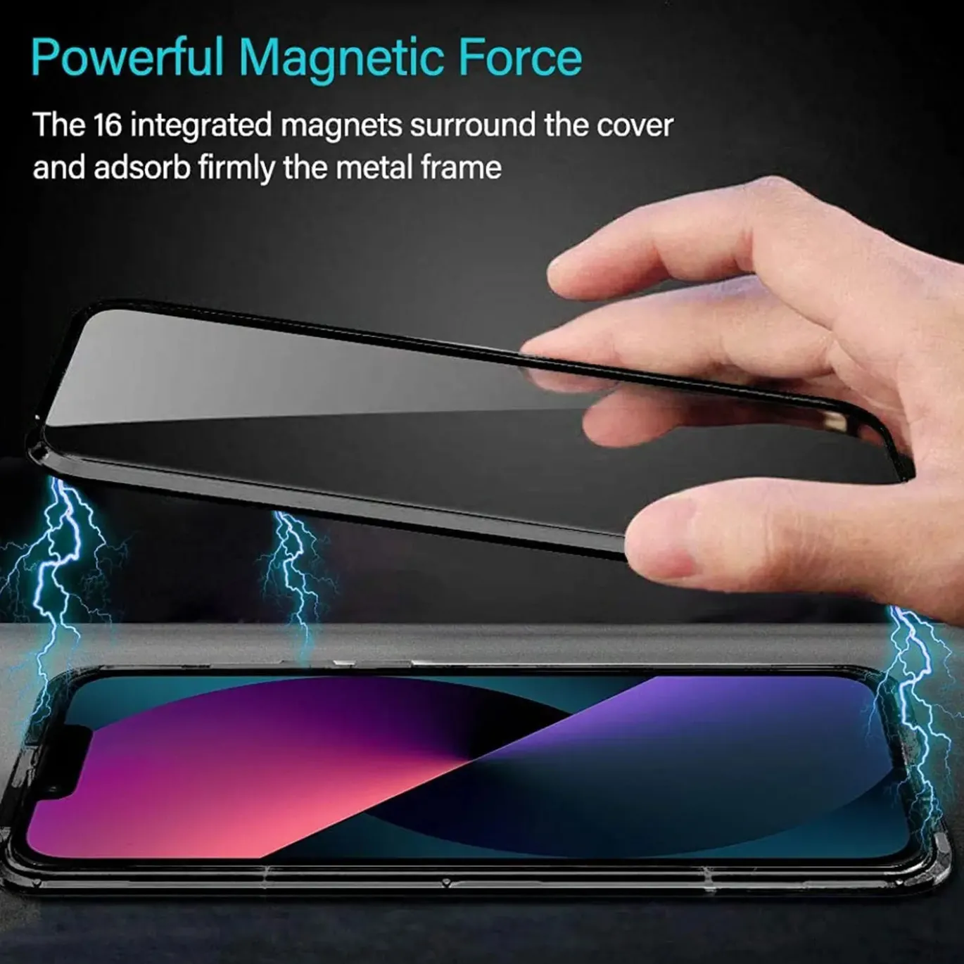 iPhone 15 Pro Max - 360° Glas Hülle mit Rundumschutz