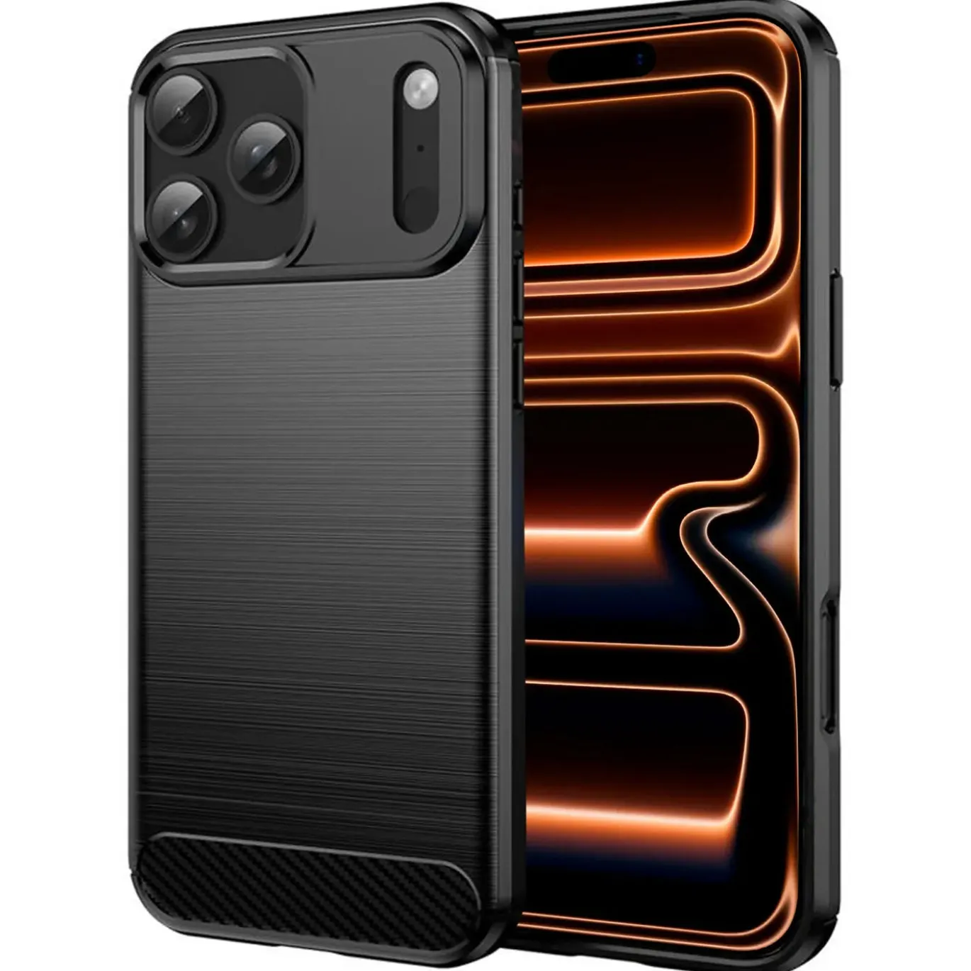 iPhone 17 Pro Max - Carbon Case Hülle, stoßfest