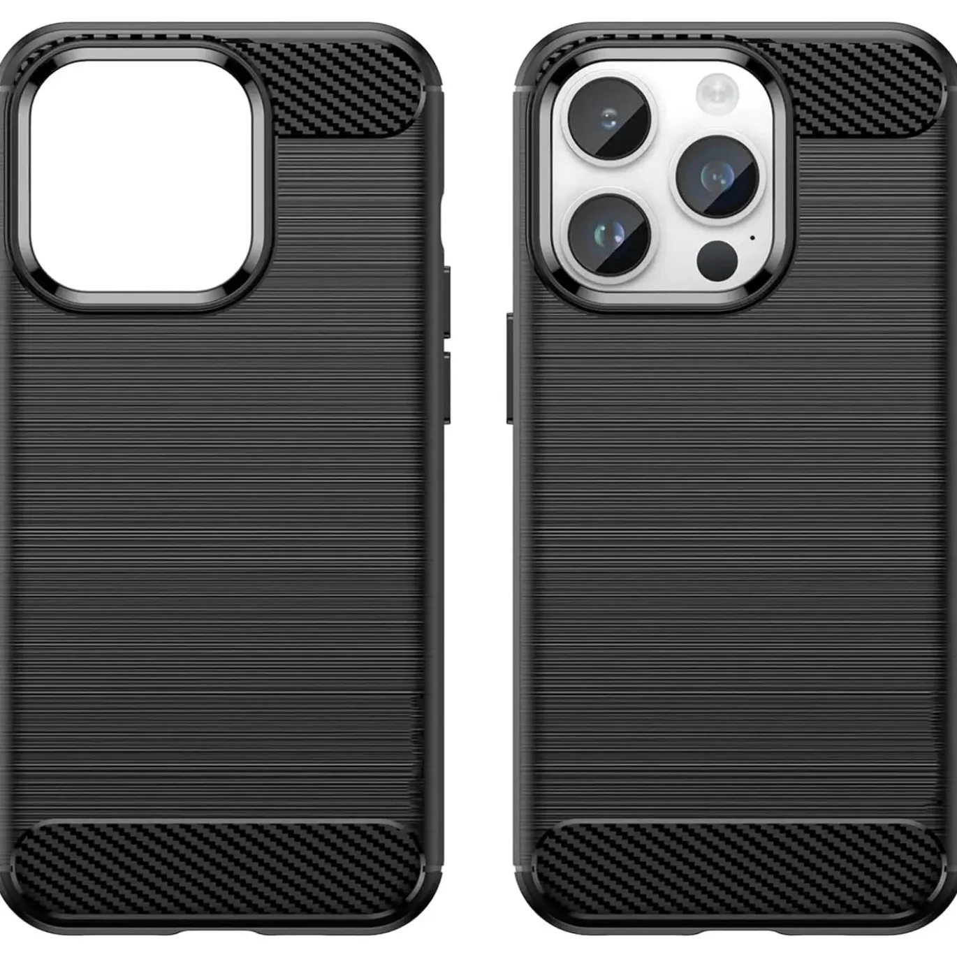 iPhone 15 Pro Max - Carbon Case Hülle, stoßfest