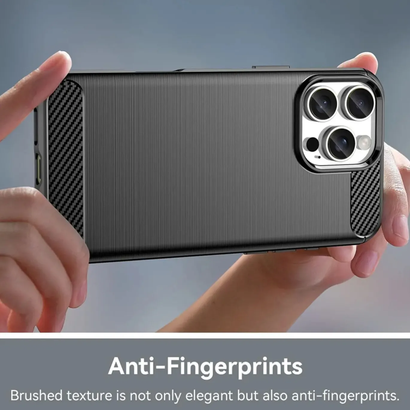 iPhone 16 Pro Max - Carbon Case Hülle, stoßfest